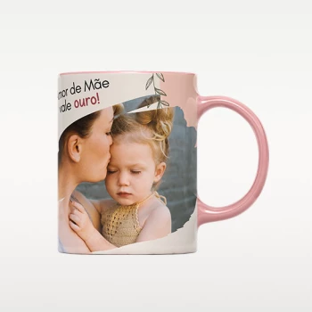 Caneca Personalizada com Asa Colorida