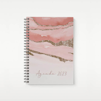 Agenda de Argolas 2023 – Miolo clássico com horas