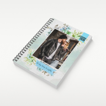 Agenda 2026 Básica com Argolas Personalizada