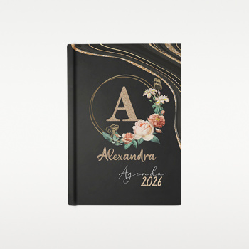 Agenda com capa rígida 2026 Personalizada