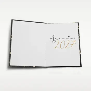 Agenda de capa rígida 2027 Personalizada