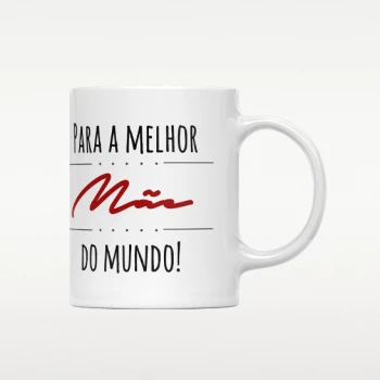 Caneca branca de Natal Personalizada