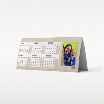 Calendário Mesa Simples