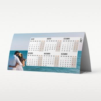 Calendário Personalizado de Mesa Simples