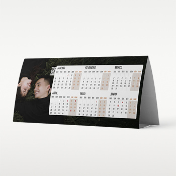 Calendário Personalizado de Mesa Simples