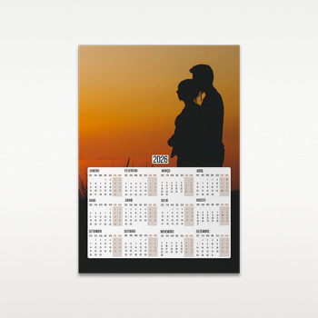 Calendário Monofolha Personalizado A4 Vertical
