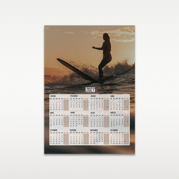 Calendário Monofolha Personalizado A4 Vertical