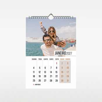 Calendário de Parede A3 – A4