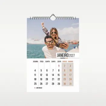 Calendário de Parede A3 – A4
