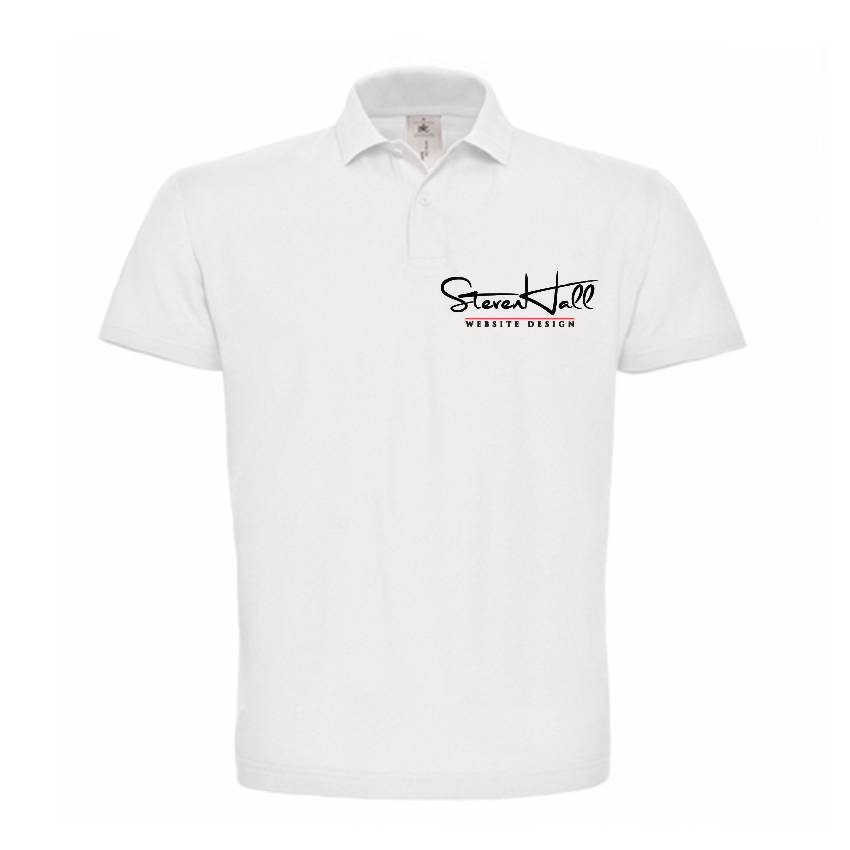 Polo manga curta personalizada para homem