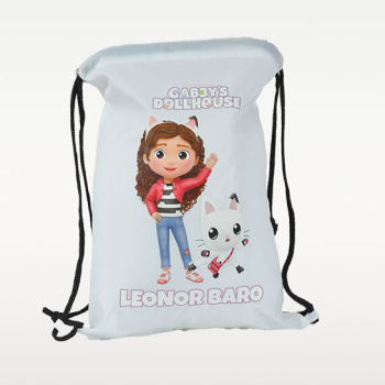 Saco tipo mochila em poliéster Personalizado