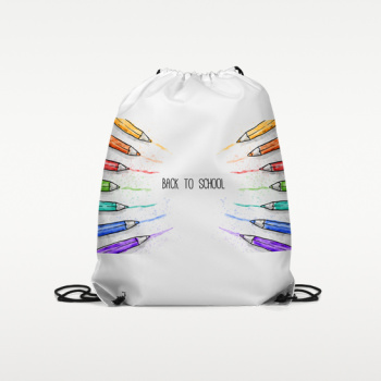 Saco com cordão personalizado