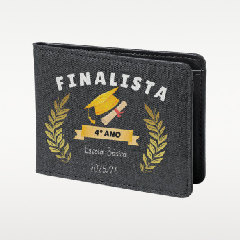 Carteira para homem personalizada