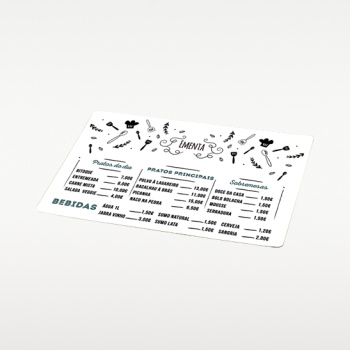 Individuais de mesa personalizados