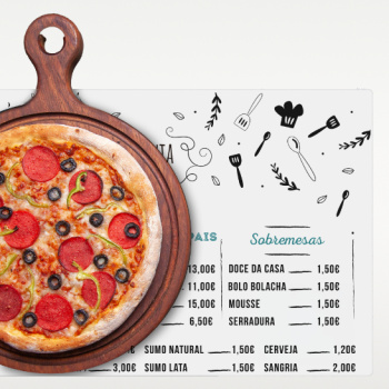 Individuais de mesa personalizados