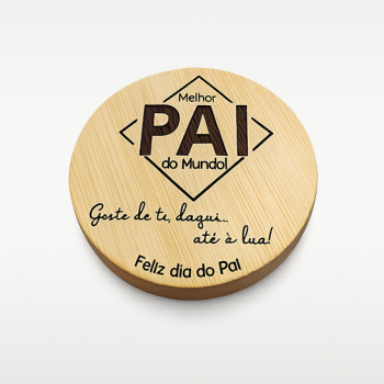 Abre-caricas de madeira personalizado