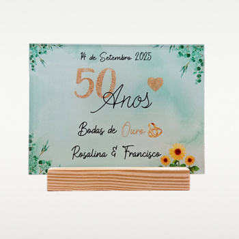 Acrílicos de mesa personalizáveis