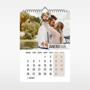 Calendário de Parede A3 – A4 Personalizado