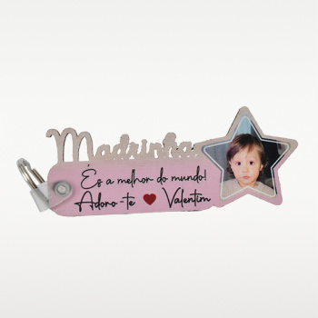 Porta-chaves retangular com corte a laser Personalizado - Image 4