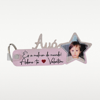 Porta-chaves retangular com corte a laser Personalizado - Image 3