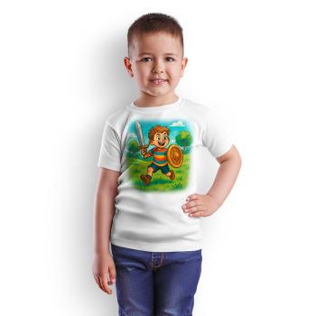 Transforma Fotos em Ilustrações para T-shirts Infantis – Impressão DTG/DTF Exclusiva