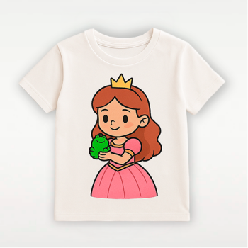 T-shirt Infantil – Princesa e o Sapo