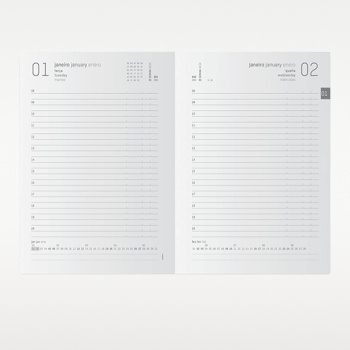 Agenda de capa rígida com gravação UV Personalizada - Image 5