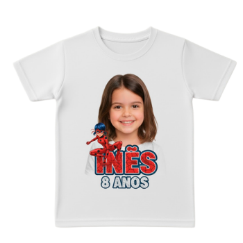 T-shirt Personalizada de Aniversário Inês