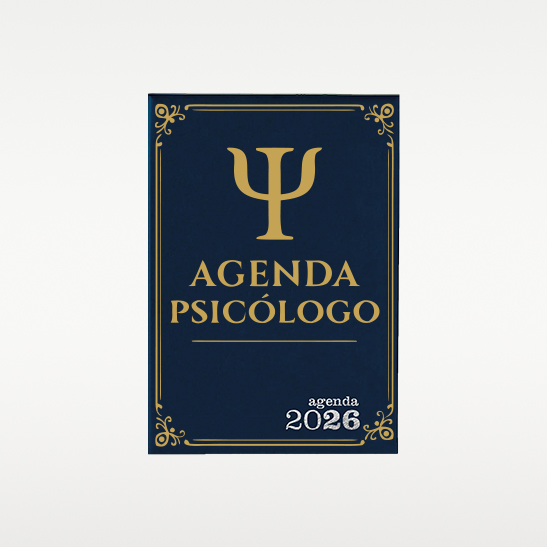 Agenda Psicólogos 2026 – Capa Rígida com Gravação UV Personalizada