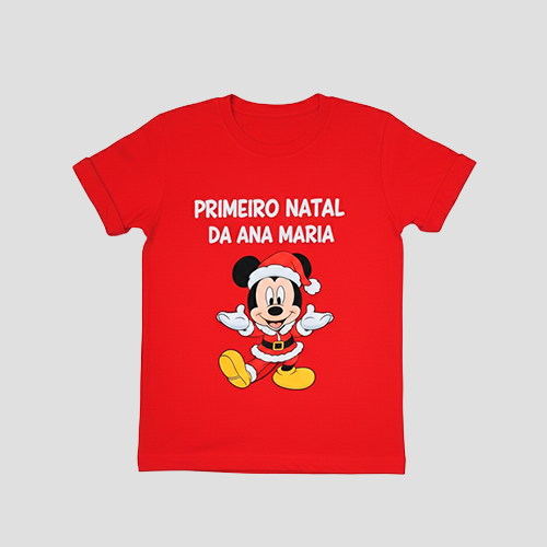 T-shirt Personalizada – Meu Primeiro Natal