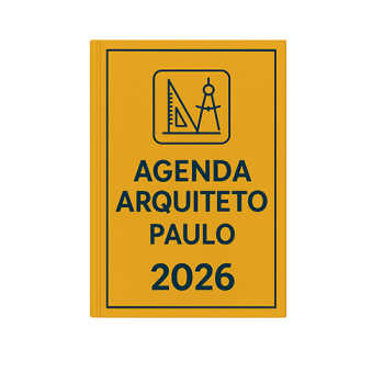 Agenda Arquitetos 2026 – Capa Rígida com Gravação UV Personalizada