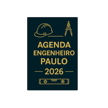 Agenda Engenheiros 2026 – Capa Rígida com Gravação UV Personalizada