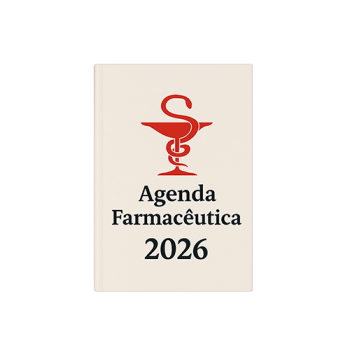 Agenda Farmacêuticos 2026 – Capa Rígida com Gravação UV Personalizada