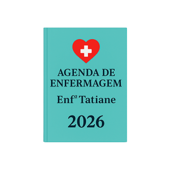 Agenda Enfermeiros 2026 – Capa Rígida com Gravação UV Personalizada
