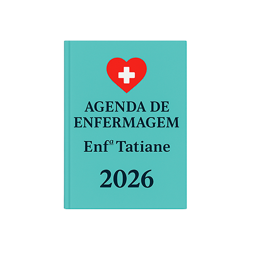 Agenda Enfermeiros 2026 – Capa Rígida com Gravação UV Personalizada