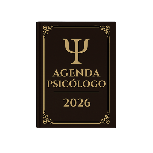 Agenda Psicólogos 2026 – Capa Rígida com Gravação UV Personalizada