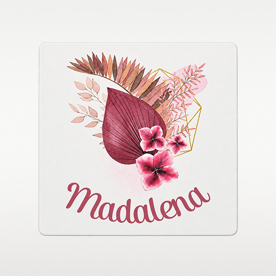 Placa quadrada 8×8 em MDF